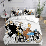 The Adventures of Tintin Bedding Sets Duvet Cover Comforter Set