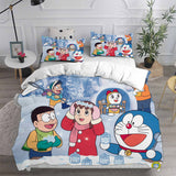 Doraemon Cosplay Bedding Sets Duvet Cover Halloween Comforter Sets