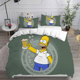 The Simpsons Bedding Sets Duvet Cover Comforter Set
