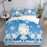 Hello Kitty Cosplay Bedding Sets Duvet Cover Halloween Comforter Sets