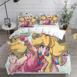 Princess Peach Bedding Sets Duvet Cover Comforter Set