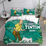 The Adventures of Tintin Bedding Sets Duvet Cover Comforter Set