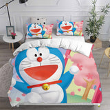 Doraemon Cosplay Bedding Sets Duvet Cover Halloween Comforter Sets