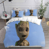 I Am Groot Bedding Sets Duvet Cover Halloween Cosplay Comforter Sets