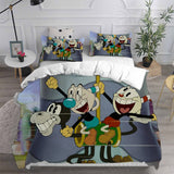 The Cuphead Show Bedding Sets Duvet Cover Halloween Cosplay Comforter Sets