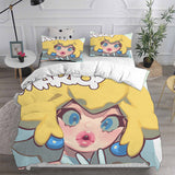 Princess Peach Bedding Sets Duvet Cover Comforter Set