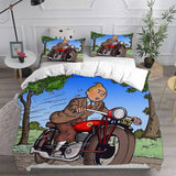 The Adventures of Tintin Bedding Sets Duvet Cover Comforter Set