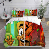 Italian Brainrot Tung Tung Sahur Bedding Set Duvet Cover Comforter Sets