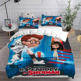 Mr. Peabody & Sherman Bedding Sets Duvet Cover Comforter Set