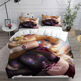 Princess Peach Bedding Sets Duvet Cover Comforter Set