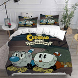 The Cuphead Show Bedding Sets Duvet Cover Halloween Cosplay Comforter Sets