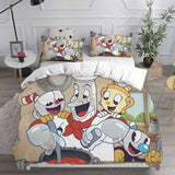The Cuphead Show Bedding Sets Duvet Cover Halloween Cosplay Comforter Sets
