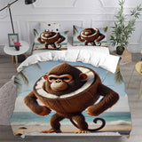 Italian Brainrot Tung Tung Sahur Bedding Set Duvet Cover Comforter Sets