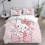 Hello Kitty Cosplay Bedding Sets Duvet Cover Halloween Comforter Sets