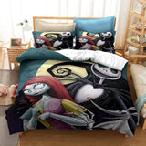 The Nightmare Before Christmas Cosplay Bedding Set Duvet Cover Halloween Sheets