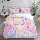 Needy Girl Overdose Cosplay Bedding Sets Duvet Cover Halloween Comforter Sets 1