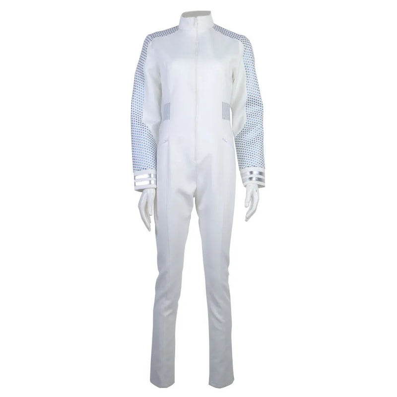 For Strange New Worlds Jumpsuits Cosplay Nurse Chapel White Starfleet Uniforms