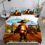 Puss in Boots Bedding Sets Duvet Cover Comforter Set