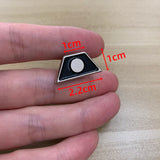 Star Trek Admiral JL Picard One Two Three Four Five Star Rank Pips Starfleet Brooches Pin