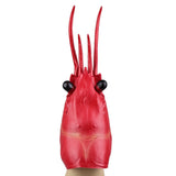 Lobster Mask Red Latex Headcover Halloween Cos Festival Prop