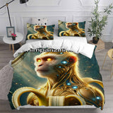 Italian Brainrot Tung Tung Sahur Bedding Set Duvet Cover Comforter Sets