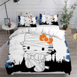 Hello Kitty Cosplay Bedding Sets Duvet Cover Halloween Comforter Sets
