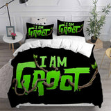 I Am Groot Bedding Sets Duvet Cover Halloween Cosplay Comforter Sets
