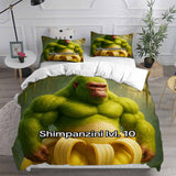 Italian Brainrot Tung Tung Sahur Bedding Set Duvet Cover Comforter Sets
