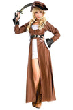 BFJFY Halloween Gothic Pirate Costumes Women's Cosplay Costumes - bfjcosplayer