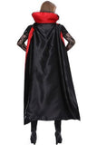 BFJFY Women's Vampire Costume Dress Dracula Outfit Halloween Dress Up - bfjcosplayer