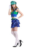 BFJFY Womens Super Mario Dress Up Party Halloween Cosplay Costume - bfjcosplayer