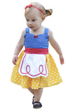 BFJFY Toddles Girls Snow White Princess Braces Skirt For Halloween - bfjcosplayer