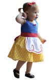 BFJFY Toddles Girls Snow White Princess Braces Skirt For Halloween - bfjcosplayer