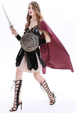 BFJFY Halloween Medieval Knight Gladiator Cosplay Costume For Women - bfjcosplayer