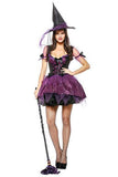 BFJFY Halloween Women's Sorceress Costume Sexy Witch Cosplay Dress - bfjcosplayer