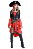 BFJFY Halloween Women¡®s Carribean Pirate Captain Cosplay Costume - bfjcosplayer