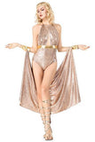 BFJFY Halloween Women's Greek Goddess Cosplay Costume Sexy Sequined Jumpsuit - bfjcosplayer