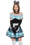 BFJFY Women's Alice In Wonderland Maid Dress Halloween Cosplay Costume - bfjcosplayer