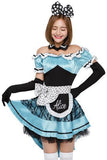 BFJFY Women's Alice In Wonderland Maid Dress Halloween Cosplay Costume - bfjcosplayer