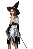 BFJFY Women¡®s Halloween Witch Wizard Cosplay Dress Female Magician Costume - bfjcosplayer