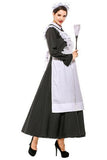 BFJFY Women's French Apron Maid Fancy Dress Manor Maid Halloween Uniform - bfjcosplayer
