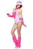 BFJFY Women Pink Animal Monster Cosplay Costume Outfit For Halloween - bfjcosplayer