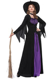 BFJFY Women's Purple Witch Costume Dress Halloween Cosplay - bfjcosplayer