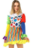 BFJFY Halloween Women's Gilrs Funny Clown Cosplay Circus Costume Outfit - bfjcosplayer