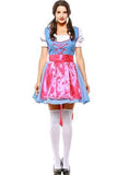 BFJFY Women Halloween Oktoberfest Maid Costume Beer Festival Costume - bfjcosplayer