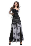 Women's Halloween Cosplay Costume Evil Vampire Bride Performance Costume - bfjcosplayer