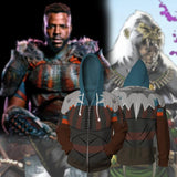 BFJmz Black Panther Villain Gold Panther 3D Printing Coat Zipper Coat Leisure Sports Sweater Autumn And Winter - bfjcosplayer