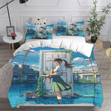 Suzume no Tojimari Bedding Sets Duvet Cover Comforter Set