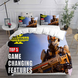 Helldivers 2 Bedding Sets Duvet Cover Comforter Set