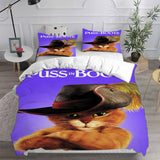 Puss in Boots Bedding Sets Duvet Cover Comforter Set